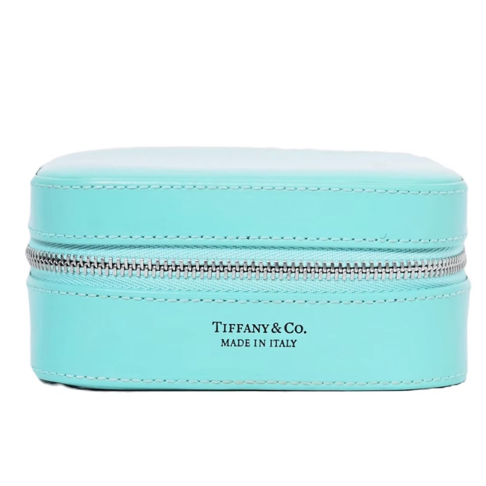 Tiffany & Co. Blue Leather Small Jewelry Box